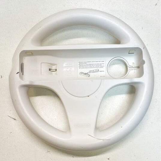 Nintendo Wii Steering Wheels - Lot of 4, white image number 3
