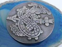Vintage William Spratling Style Taxco 980 Silver Quetzalcoatl Serpent Brooch 26.0g