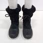 Women's Black Snow Boots Size 6 image number 3