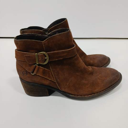 Born Women's Brown Ankle Boots Size 10 image number 4
