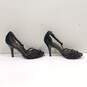 Kenneth Cole Reaction Women's Black Open Toe Heels image number 2