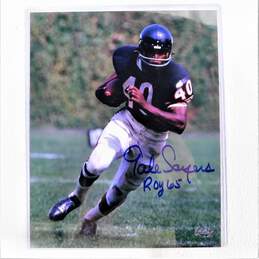 HOF Gale Sayers Signed/ Inscribed Photo w/ COA