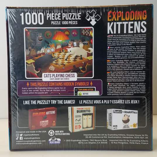 Lot of 2 Exploding Kittens Piece Puzzles image number 4