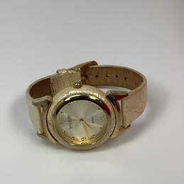 Designer Joan Rivers Classics Gold-Tone Leather Band Analog Wristwatch alternative image