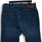 Mens Blue Denim Medium Wash Pockets Stretch Straight Leg Jeans Size 30x30 image number 2