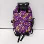 D&D Trading Purple Hawaiian Themed Rolling Backpack image number 3