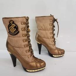 Rocawear Gold Boots Size 6 alternative image