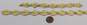 Vintage Coro Goldtone Yellow Enamel Leaf Linked Chain Necklace & Bracelet Set 53.7g image number 2