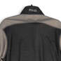 NWT Mens Gray Mock Neck Quarter Zip Long Sleeve Activewear T-Shirt Size M image number 4
