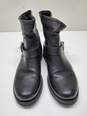 FRYE Women's Black Moto  Boots with Buckle  Size 7.5 image number 1
