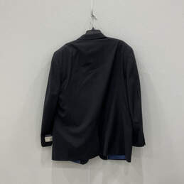NWT Mens Black Two Button Blazer And Pants Two Piece Suit Set Size 50L 44W alternative image