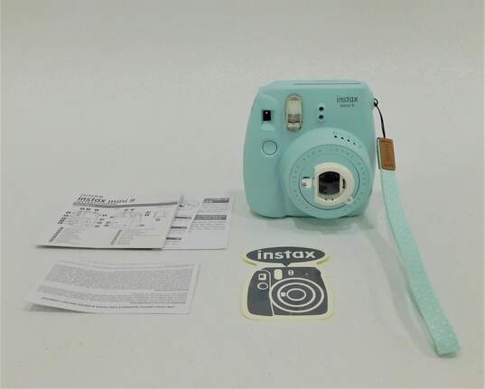 Fujifilm Instax Mini 9 Ice Blue Instant Camera IOB image number 1