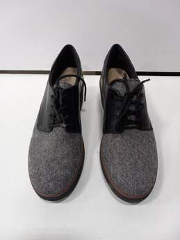 Clarks Women's Mazy Hyannis Black Tweed Comb Shoes Size 10M