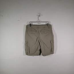 Mens Medium Wash Slash Pocket Flat Front Cargo Shorts Size 33 alternative image