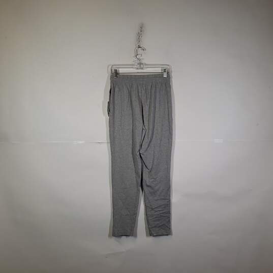Mens Heather Drawstring Waist Tapered Leg Activewear Sweatpants Size Small image number 2