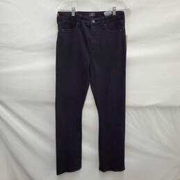 NWT NYDJ WM's Seamless Slim Bootcut Black Denim Jeans Size 10
