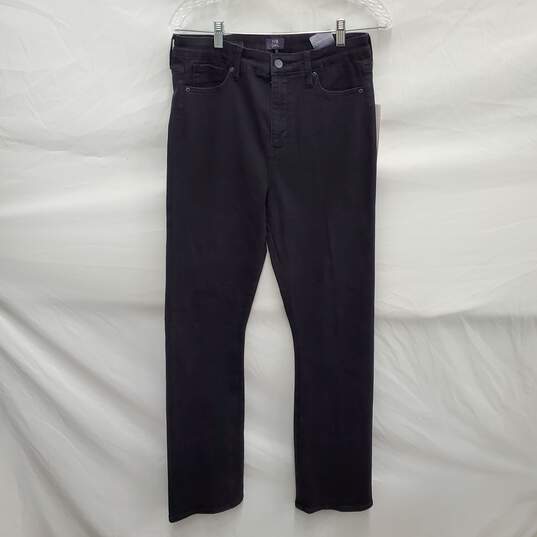 NWT NYDJ WM's Seamless Slim Bootcut Black Denim Jeans Size 10 image number 1