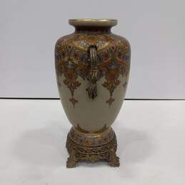 Vintage Footed  Ornate Vase alternative image