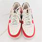 Nike Air Force 1/1 White Varsity Red Men's Shoe Size 6 image number 1