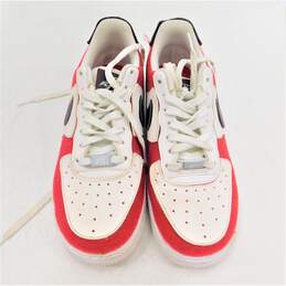 Nike Air Force 1/1 White Varsity Red Men's Shoe Size 6