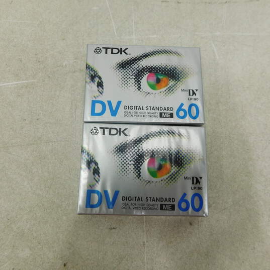2 TDK Mini DVM-60MEEA 90 Digital Video Cassette 90 Minute Sealed image number 1