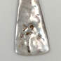 Designer Silpada 925 Sterling Silver Hammered Design Tie Charm Pendant image number 4