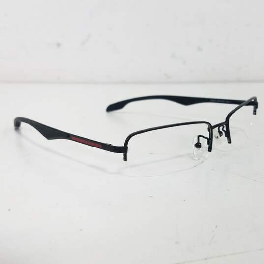 Prada Black Rectangle Rimless Eyeglasses Rx image number 3