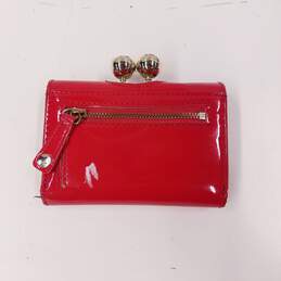 Ted Baker Patent Red Wallet alternative image