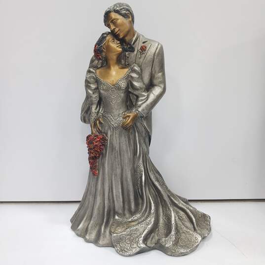 Vintage 1993 Signed Austin Sculptures Heath Wedding Sculpture image number 1