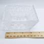 Tiffany & Co. Authentic Glass Crystal Square Trinket Candy Dish W/C.O.A 379.4g image number 4