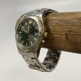 Designer Citizen WR 50 Silver-Tone Round Shape Date Dial Analog Wristwatch