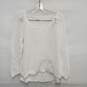 Eileen Fisher WM's 100% Organic Cotton Knitted White Crewneck Sweater  Size S image number 1