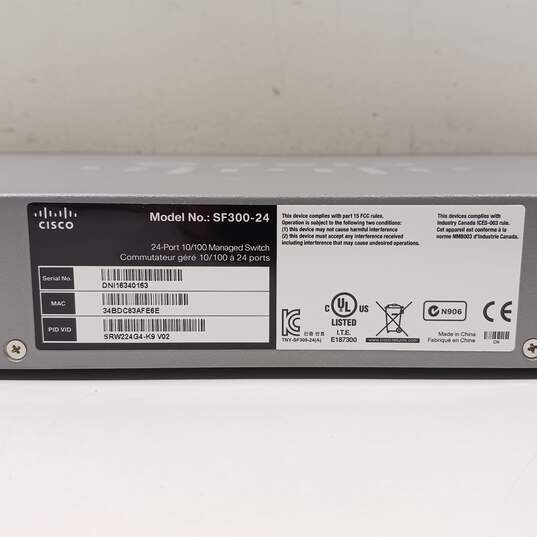 Cisco 24-Port 10/100 Managed Switch SF300-24 NEW In Open Box image number 5
