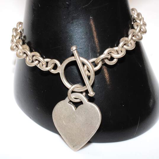 Bundle of 3 Sterling Silver Chain Bracelets - 35.83g image number 2