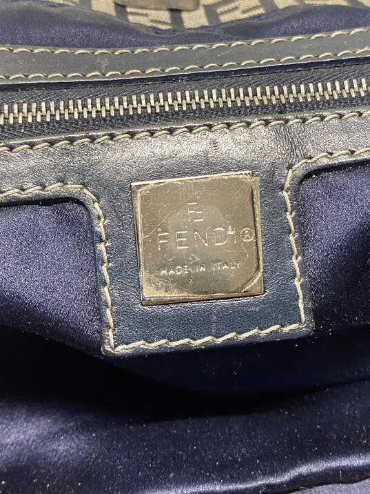 Authentic Fendi Navy Handle Bag image number 5