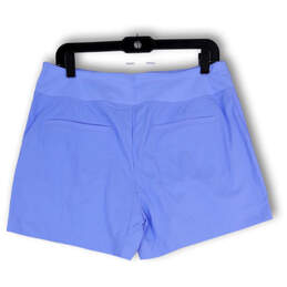 NWT Womens Blue Elastic Waist Pockets Trekkie North Athletic Shorts Size 12 alternative image