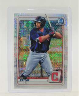 2020 Bo Naylor Bowman Chrome Mojo Refractor Rookie Cleveland Guardians