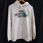 The North Face Women's Logo White Cotton Blend Pullover Hoodie Size XXL image number 1