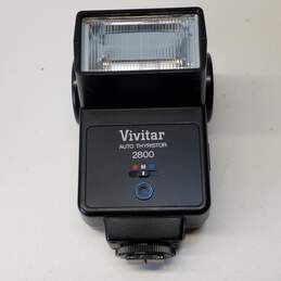 Lot of 3 Assorted Vivitar Camera Flashes alternative image