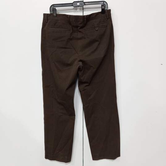 Men's Brown Dress Pants Size 33/32 image number 2