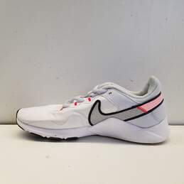 Nike Legend Essential 2 White Football Grey Crimson Athletic Shoes Women's Size 6.5 alternative image
