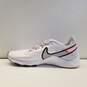 Nike Legend Essential 2 White Football Grey Crimson Athletic Shoes Women's Size 6.5 image number 2