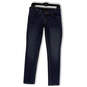Womens Blue Denim Stretch Medium Wash Pockets Skinny Leg Jeans Size 7 image number 1