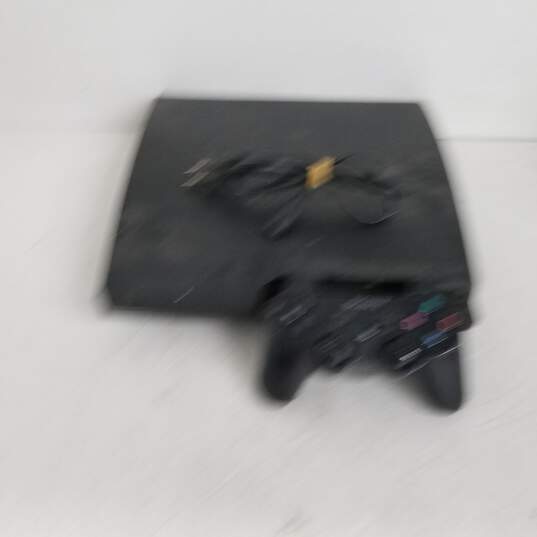 Sony PlayStation 3 Slim PS3 320GB Console Bundle Controller & Games #4 image number 2