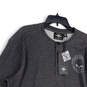 NWT Mens Gray Henley Neck Long Sleeve Stretch Pullover T-Shirt Size XL image number 3