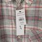 Foxcroft NYC Women Plaid Flannel Shirt 10 NWT image number 4
