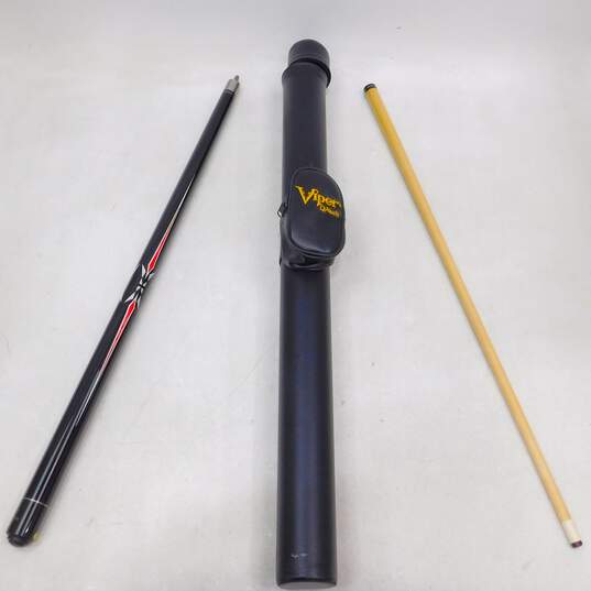 Viper Pro Series 19 Oz Pool Stick With Hard Case image number 1