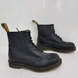 Dr. Martens Black Leather Boots Size 8