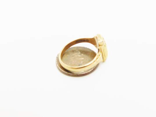 Vintage 10k Yellow Gold Class Ring 3.2g image number 4
