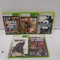 Bundle of 5 Microsoft Xbox 360 Games